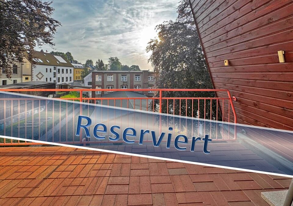 *RESERVIERT – Gelegenheit – schöne Eigentumswohnung in zentraler Lage von Schönheide*