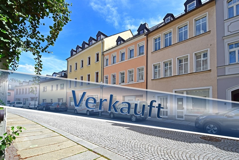 *VERKAUFT– teilsaniertes Wohn- und Geschäftshaus im Stadtkern von Lößnitz*